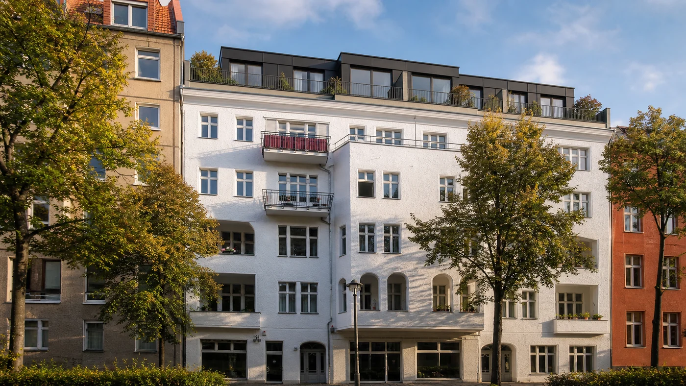 Weichselstrasse 34 residential rooftop development in Berlin
